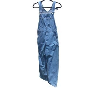 Vtg Sears Fieldmaster denim overalls sz 28 x 30 coveralls jeans farm garden work